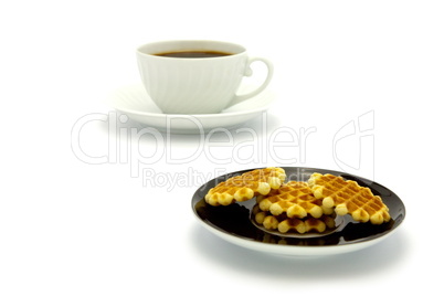 Cookies and coffee cup