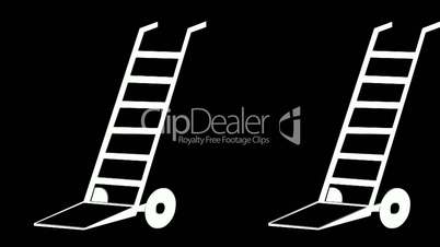 Moving of 3d Trolley.retail,buy,isolated,cart,design,shop,basket,sale,customer,