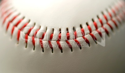 Base ball close up