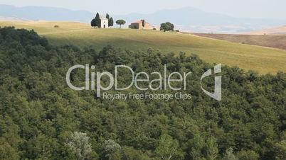 Countryside and hills in Tuscany, Italy