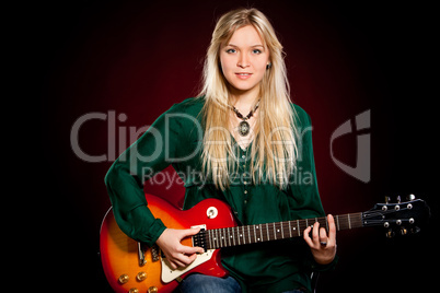 girl with a guitar