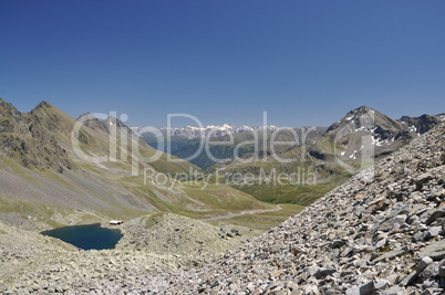 Schwarzmoossee und Zillertaler Alpen