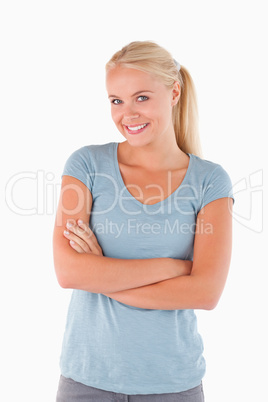 Close up of a smiling woman