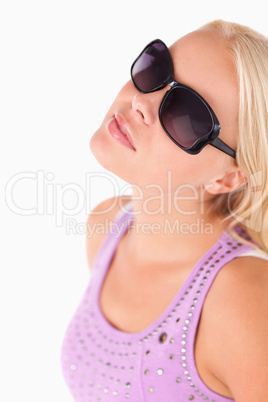 Charming lady with sunglasses