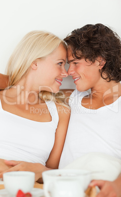 Portrait of an in love couple