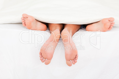 A couple's feet