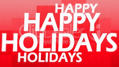 Creative image of happy holidays concept