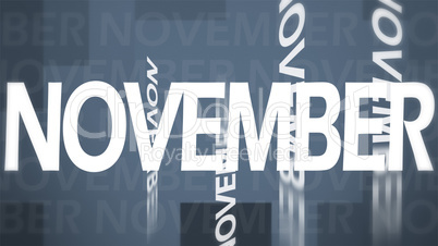 Creative image of November concept