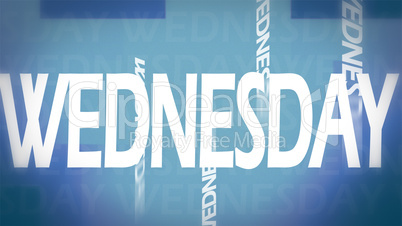 Creative image of Wednesday concept