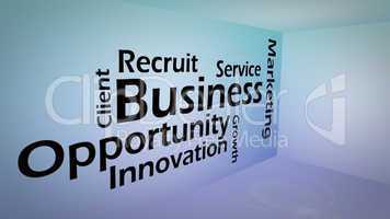 Creative image of business opportunity concept