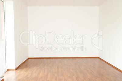 clean white room  interior of a country cottage