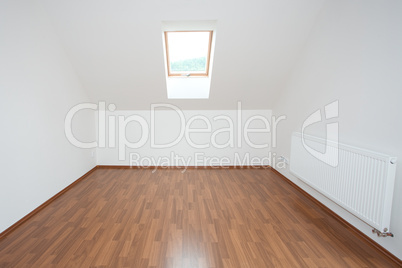 clean white room  interior of a country cottage