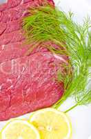 Meat for cattle beefs olive
