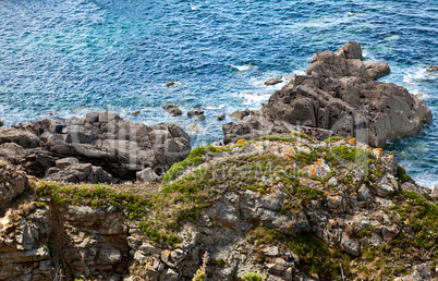 Klippen und Küste am Cap Frehel