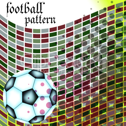 football abstract pattern