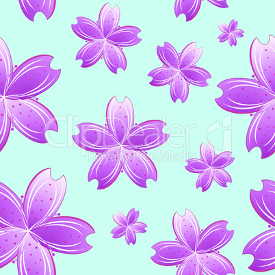 flowers seamless pattern