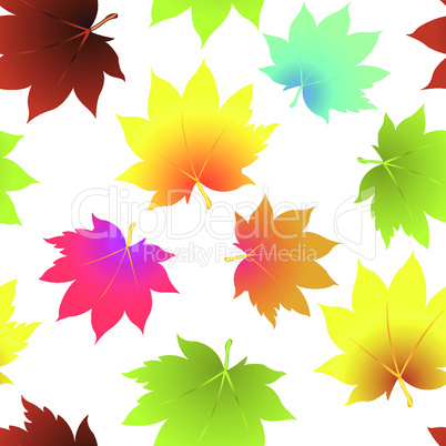 leaves seamless pattern