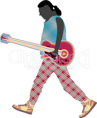 rocker with guitar