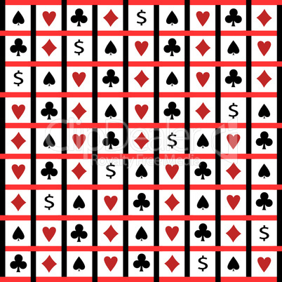 card symbols composition