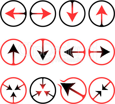 arrows icons