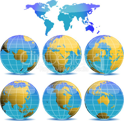 world globes collection