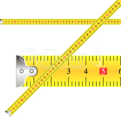 measuring tape vector