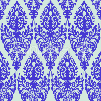 damask blue seamless texture