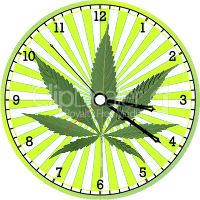 cannabis clock