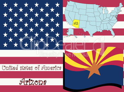 arizona state illustration