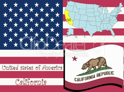 california state illustration