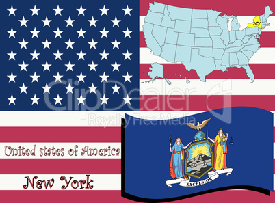 new york state illustration