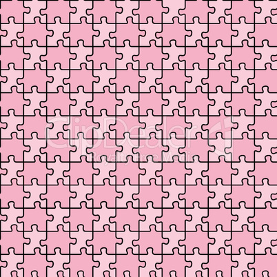 seamless puzzle with mixed pink colors