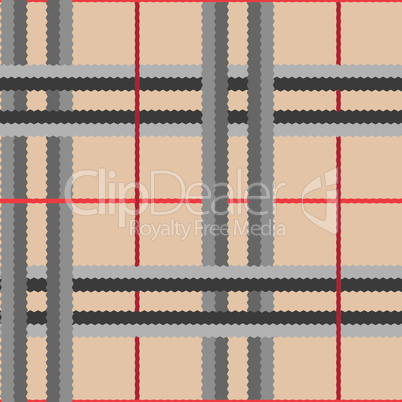 striped zig-zag mesh