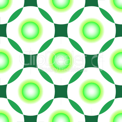 green circles seamless pattern