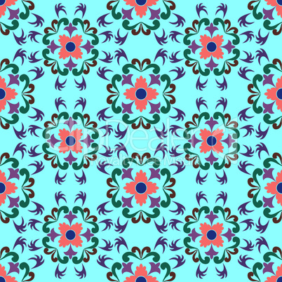 seamless flowers pattern 2