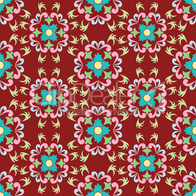 seamless flowers pattern