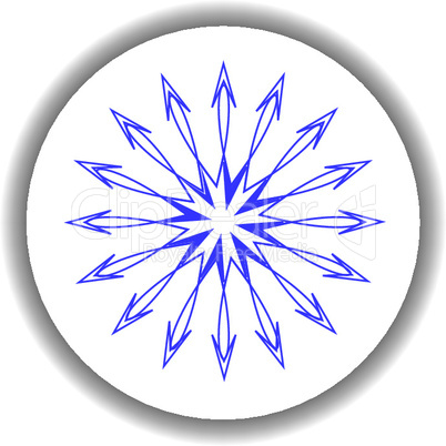 snow flake medallion 6