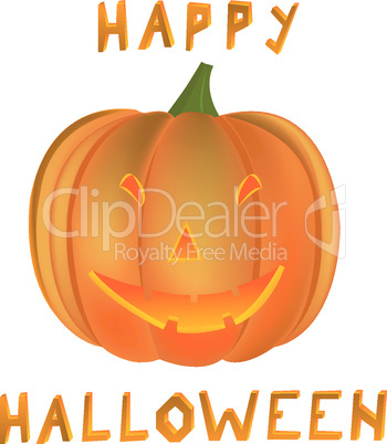 happy halloween pumpkin