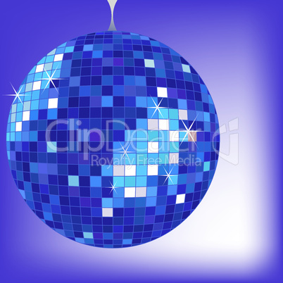 discoball blue 2