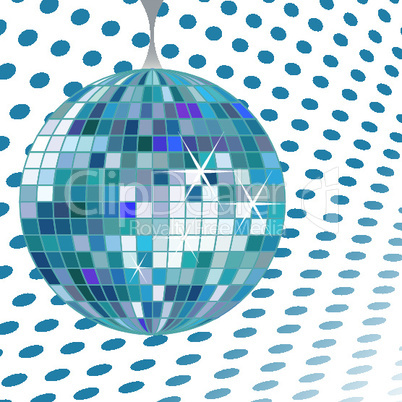 discoball blue
