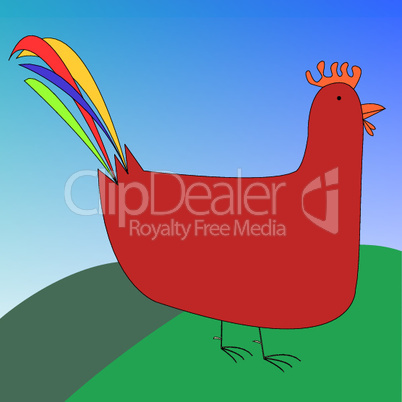 rooster cartoon
