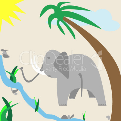 elephant cartoon