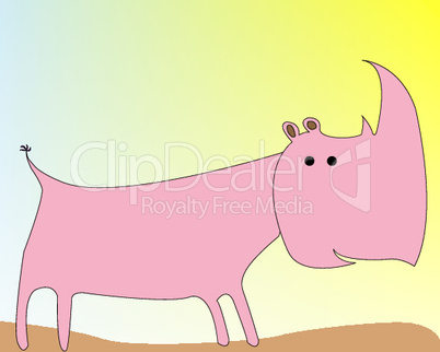 rhino cartoon