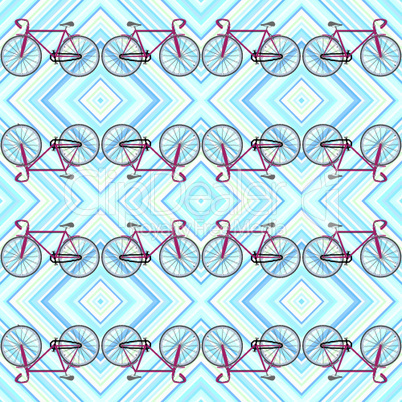 stripes and bicycles