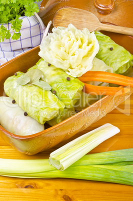 Golombki -  Polish stuffed cabbage leaves.