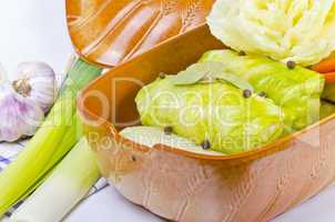 Golombki -  Polish stuffed cabbage leaves.