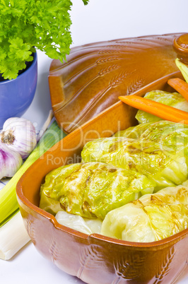 Golombki -  Polish stuffed cabbage leaves.