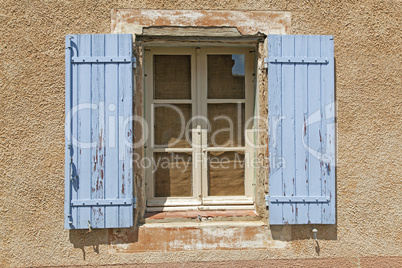 Fenster in der Provence, Frankreich