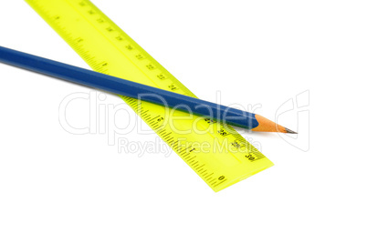 pencil and ruler