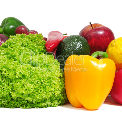 fresh fruits and vegetables